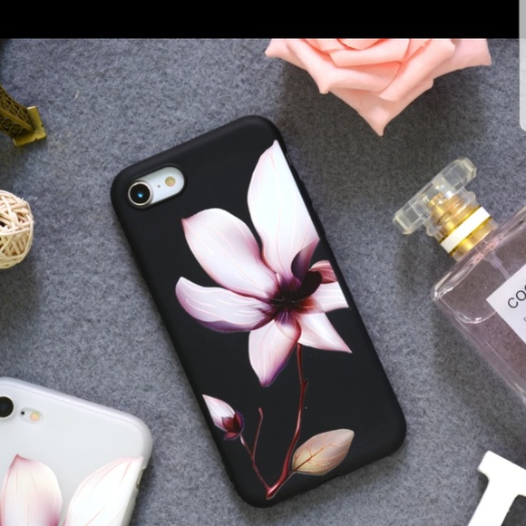 Lotus Flower Case For iPhone 8 Plus XS Max XR 3D - Picture 3 of 3